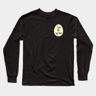 Eggman, black Long Sleeve T-Shirt